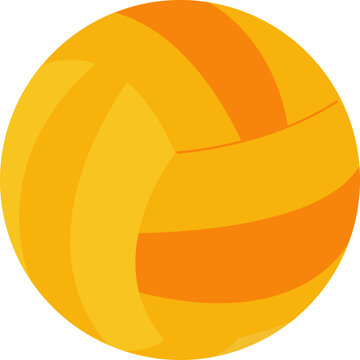 golden volly ball icon illustration