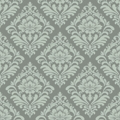 Elegant Damask Seamless Pattern. Vector designfor Wallpaper, Fabric, Branding, Packaging, Invitations, Wedding, Home Decor Design