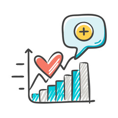 health metrics icon, health metrics vector illustration-simple illustration of health metrics, perfect for health metrics logos and icons