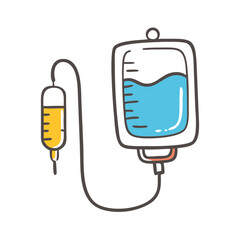 infusion pump icon, infusion pump vector illustration-simple illustration of infusion pump, perfect for infusion pump logos and icons
