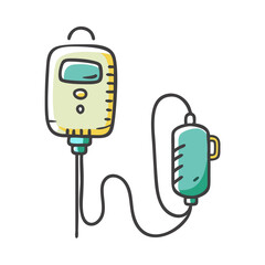 infusion pump icon, infusion pump vector illustration-simple illustration of infusion pump, perfect for infusion pump logos and icons