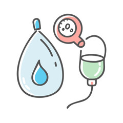 oxygen saturation icon, oxygen saturation vector illustration-simple illustration of oxygen saturation, perfect for oxygen saturation logos and icons