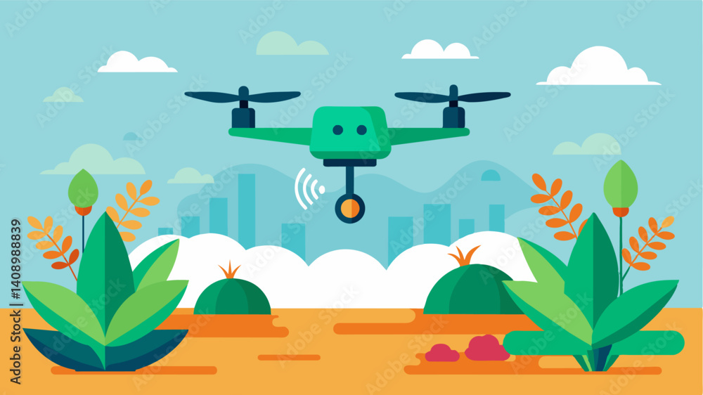Poster precision drone mapping allows farmers to take a proactive approach to crop management by providing 