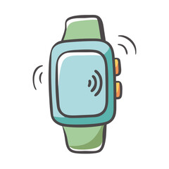 smart watch icon, smart watch vector illustration-simple illustration of smart watch, perfect for smart watch logos and icons