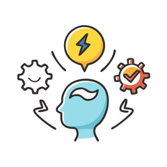 stress management icon, stress management vector illustration-simple illustration of stress management, perfect for stress management logos and icons