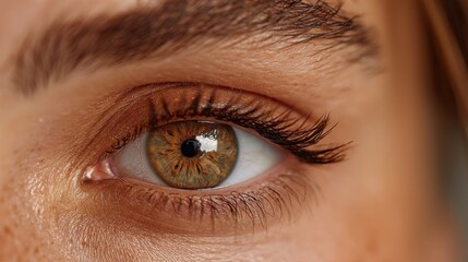 Person utilizing ai eye recognition technology to open a secure safe with enhanced security features for personal safety