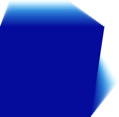 Futuristic blue square frame. Digital technology concept