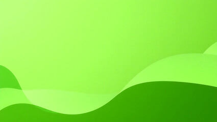 Eco-Friendly Abstract Green Gradient Background with Fluid Waves &ndash; Modern Nature Design for Websites