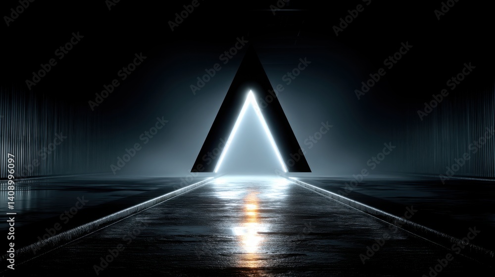 Poster smart contract illuminated by artificial intelligence focus creating a futuristic digital atmosphere