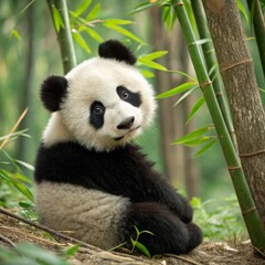 Obraz premium A furry wonder in the world of wildlife