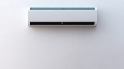 Installing an energy-efficient air conditioner home interior equipment modern setting close-up view comfort solutions