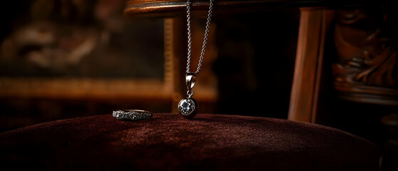 Exquisite Diamond Jewelry Displayed