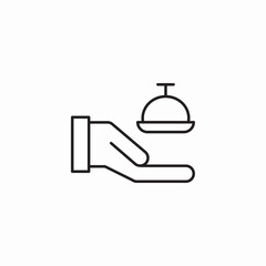 food serve icon sign vector