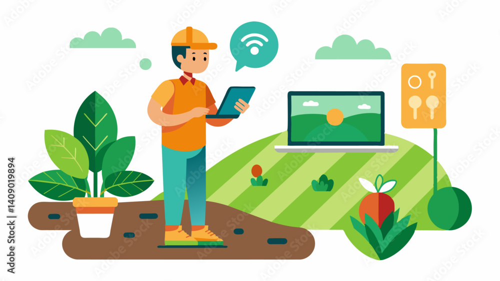 Poster digital soil nutrient mapping allows farmers to customize their fertilization plans based on the spe