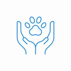 animal pet care icon sign vector