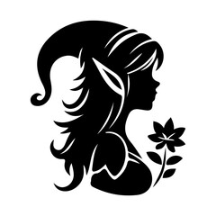 christmas silhouette  vector