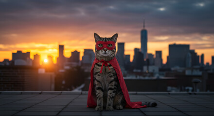 Supercat at Sunset