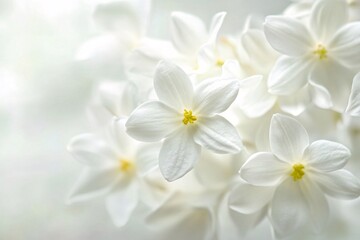 Fototapeta premium Close-up of delicate white flowers