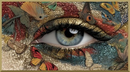 Eye-catching image presented within a bol-2 - style shape Close-up