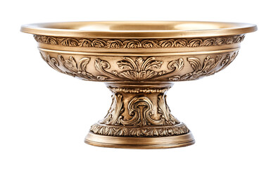 Baptismal Font for Christian Baptism Ceremonies - Isolated on White Background