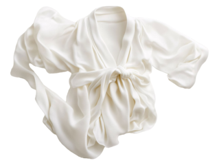 Baptismal Garment for Christian Sacraments - Isolated on White Background