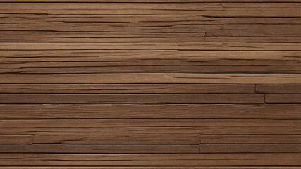 Fototapeta premium Wooden texture showing horizontal planks with realistic details. The boards are light brown. Realistic rustic wooden background.