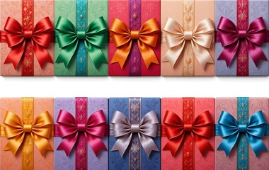 Colorful Ribbon Background Image, Anniversary, Valentine's Day, Birthday, Gift Banner Texture Poster Advertisement