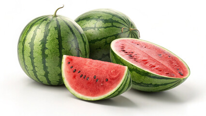 Sliced Watermelon Closeup 
