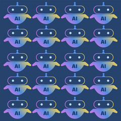 Pattern robots ai vector
Vector pattern robots artificial intelligence