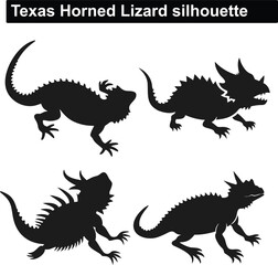 Fototapeta premium Animals silhouette collection. Animal logo vector set. Isolated on White background