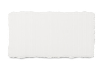 white  torn paper texture blank page copy space image PNG on a transparent background
