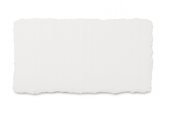 white  torn paper texture blank page copy space image PNG on a transparent background