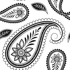 paisley ornament vector illustration