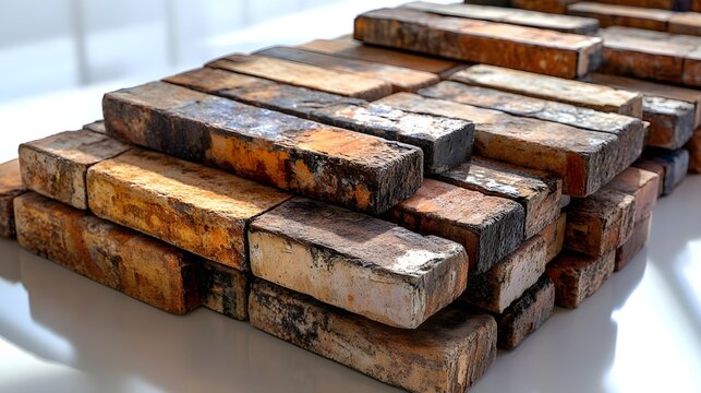 Reclaimed Brick Stack, Rustic Texture - Rustic textures