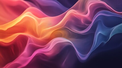 Fototapeta premium Abstract flowing colours create a dynamic visual experience.