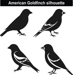 Obraz premium Animals silhouette collection. Animal logo vector set. Isolated on White background