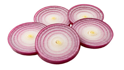 Red Onion Isolated Images