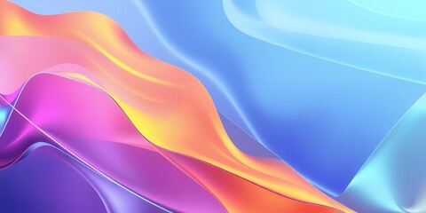 Fototapeta premium Abstract Colorful Swirling Background Design Pastel Pink Orange Blue Purple Hues Modern Wallpaper