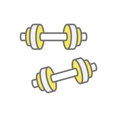 Weights  icon vector stock illustration