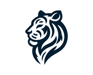 tiger head vector