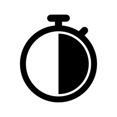 Stop watch icon vector. EPS 10 editable vector