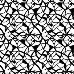 Naklejka premium a black and white abstract pattern