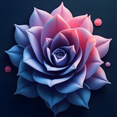 Vibrant 3D Abstract Dreamscapes Background. Texture Background. Colorful Background. Pattern. Vivid. Aesthetic Art.