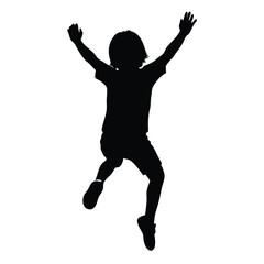 A Child Playing Or Jumping