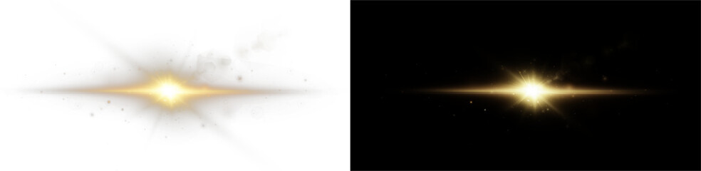 PNG spotlight with neon flare and glowing sparkles. Futuristic stadium light burst. Abstract vector background with shiny rays, perfect for stage, show, or festive design. © Sergey