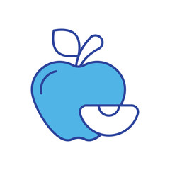 Apple icon vector stock illustration