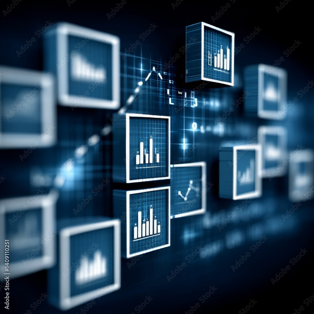 Poster data visualization in a digital landscape: analyzing business performance and growth through innovat