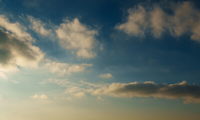 Obraz premium beautiful sunset sky abstract background