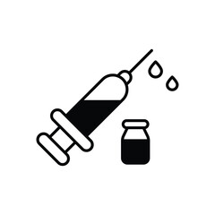 Syringe  icon vector stock illustration