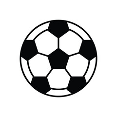 Fototapeta premium Soccer Ball icon vector stock illustration